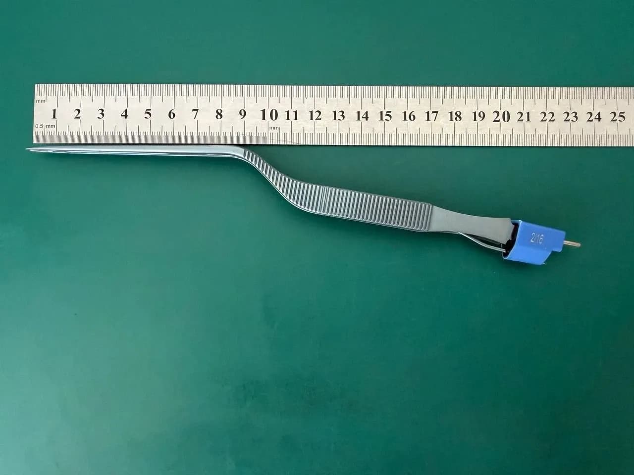 Codman 80-1125 Surgical Bayonet Bipolar Titanium Forceps