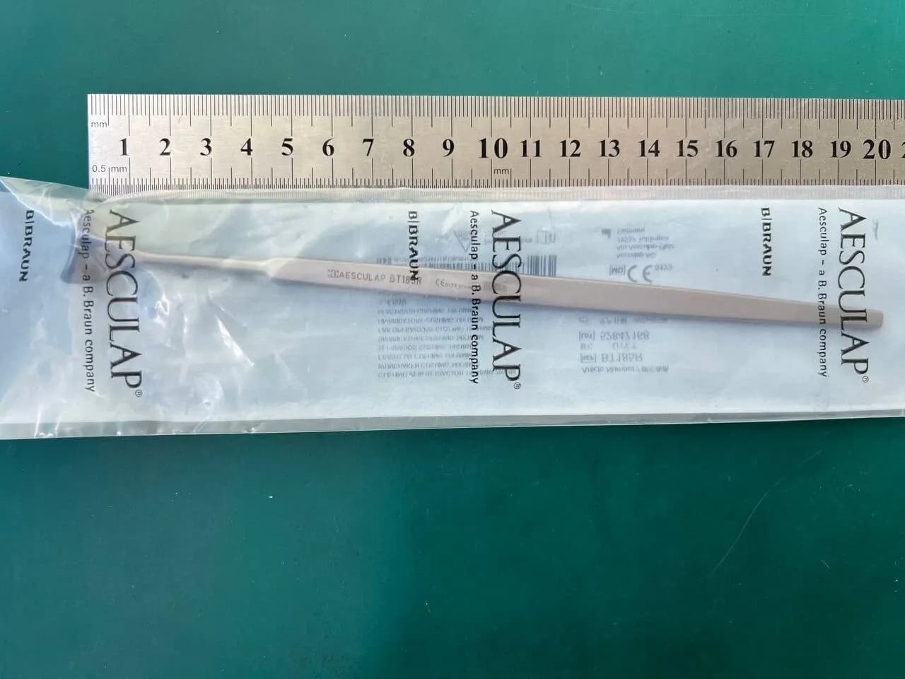 Aesculap BT185R Cushing Vein Retractor 14x18 mm 205 mm