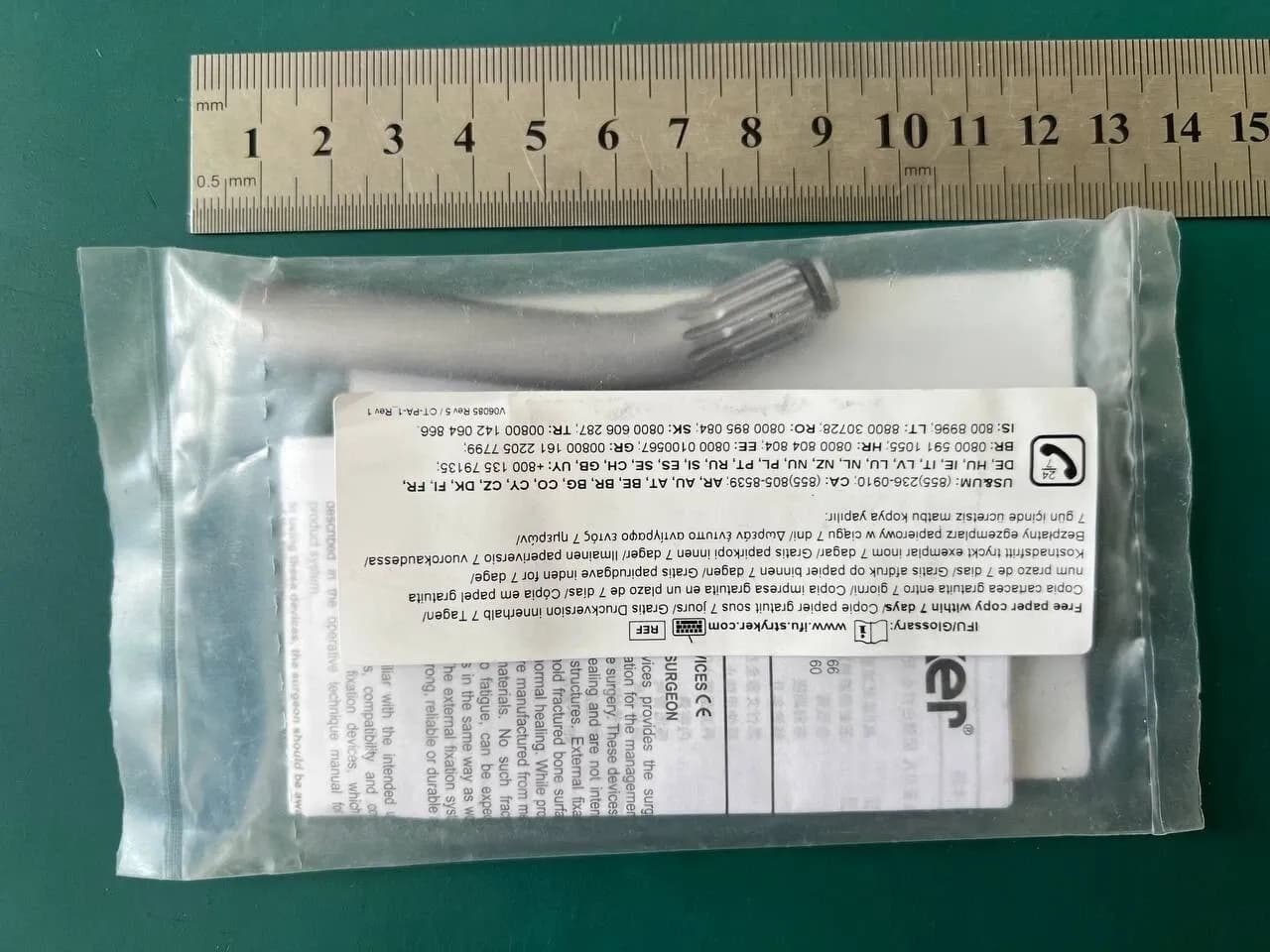 Stryker 4922-2-140 Hoffman Post 30° Angled