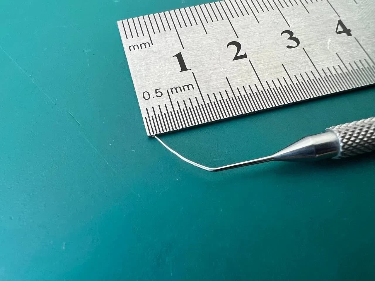 Гачок для маніпуляції лінзою Sinskey II Walcott Rx-401S, кінчик .2mm тупий