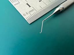 Walcott Rx401S Sinskey II Lens Manipulating Hook, .2mm Diameter Blunt tip