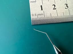 Walcott Rx401S Sinskey II Lens Manipulating Hook, .2mm Diameter Blunt tip
