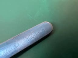 Титановий мікропінцет Scanlan 3003-164N, кільцевий кінчик 1.0 mm DIAMOND DUST, 15 cm