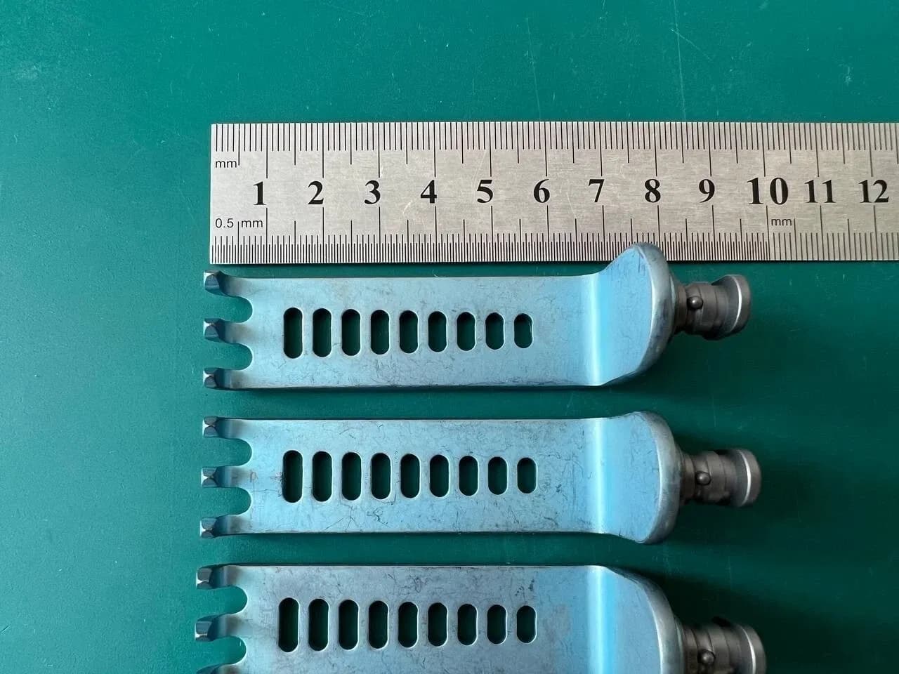KLS Martin lot of 18 Titanium Blade, Caspar, lumbar, 40 mmx65 mm and 20x65 mm