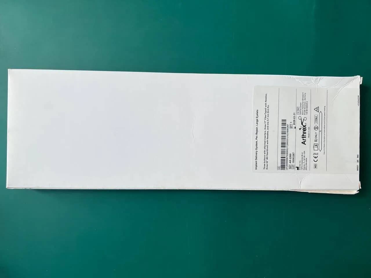 Arthrex AR-2269 Large Pec Button Kit Exp 2028-03-31