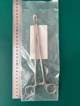 MILTEX 30-1410 THOMS-GAYLOR Uterine Biopsy Forceps, angled shank curved jaws 5mm