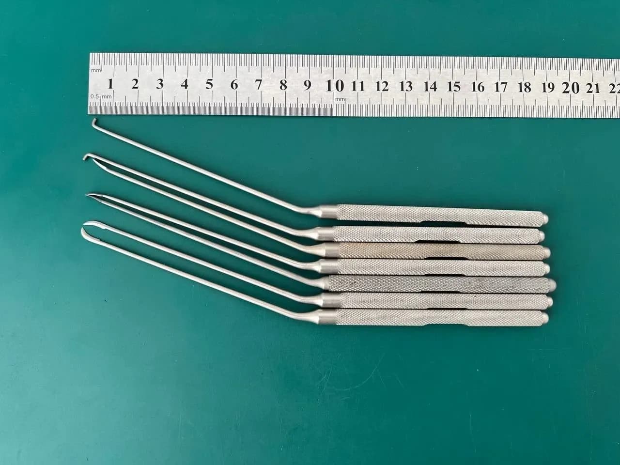 Set of 7 Richards Maxillary Sinus Probe Elevator & Knife with case V.Mueller