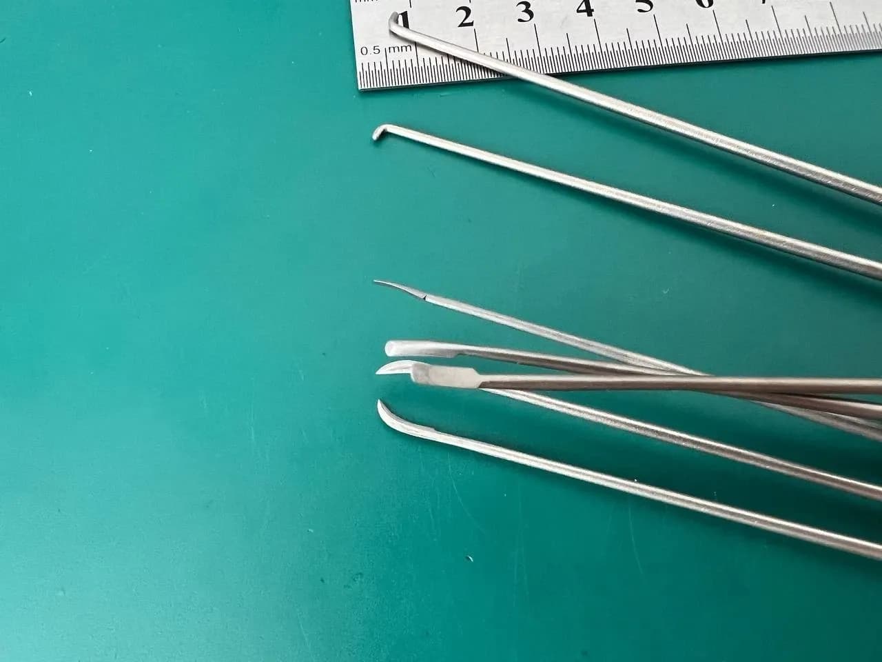 Set of 7 Richards Maxillary Sinus Probe Elevator & Knife with case V.Mueller
