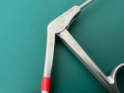 Shutt Linvatec 2.1113 Mini-Tip Arthroscopic Punch Forceps Angled 30° Left 8-7/8"