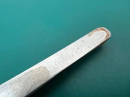 Scanlan 4004-268 Needle Pulling Tissue Forceps 1 mm Straight Fine Carbon-Inlay