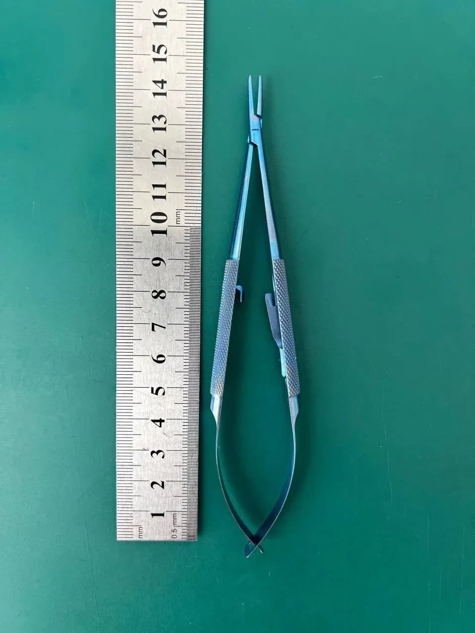 V.Mueller CH0393A Titanium Delicate Touch Micro Needle Holder 6in 15.2cm