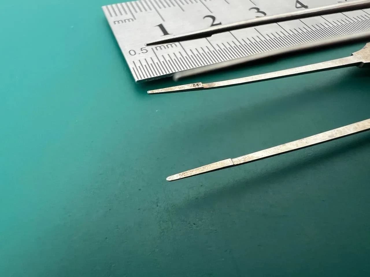 Lot of 2 V.Mueller D8 Micro-Infertil<wbr/>ity Tying Forceps, micro forceps