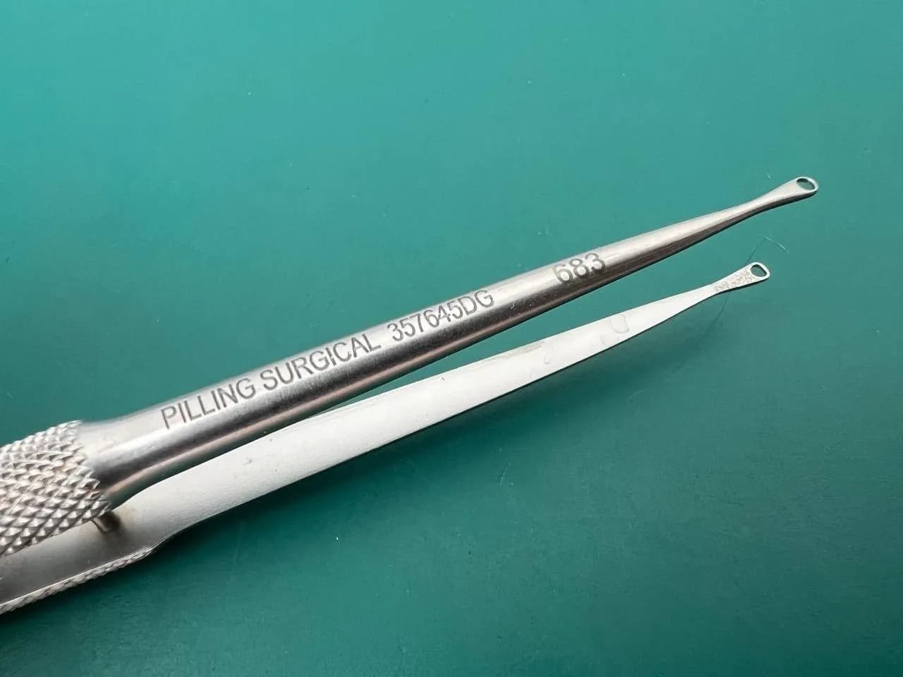Pilling 357645DG MICRO DIAMA-GRIP RING FORCEPS 1.5 mm tip, 7" (18 cm)