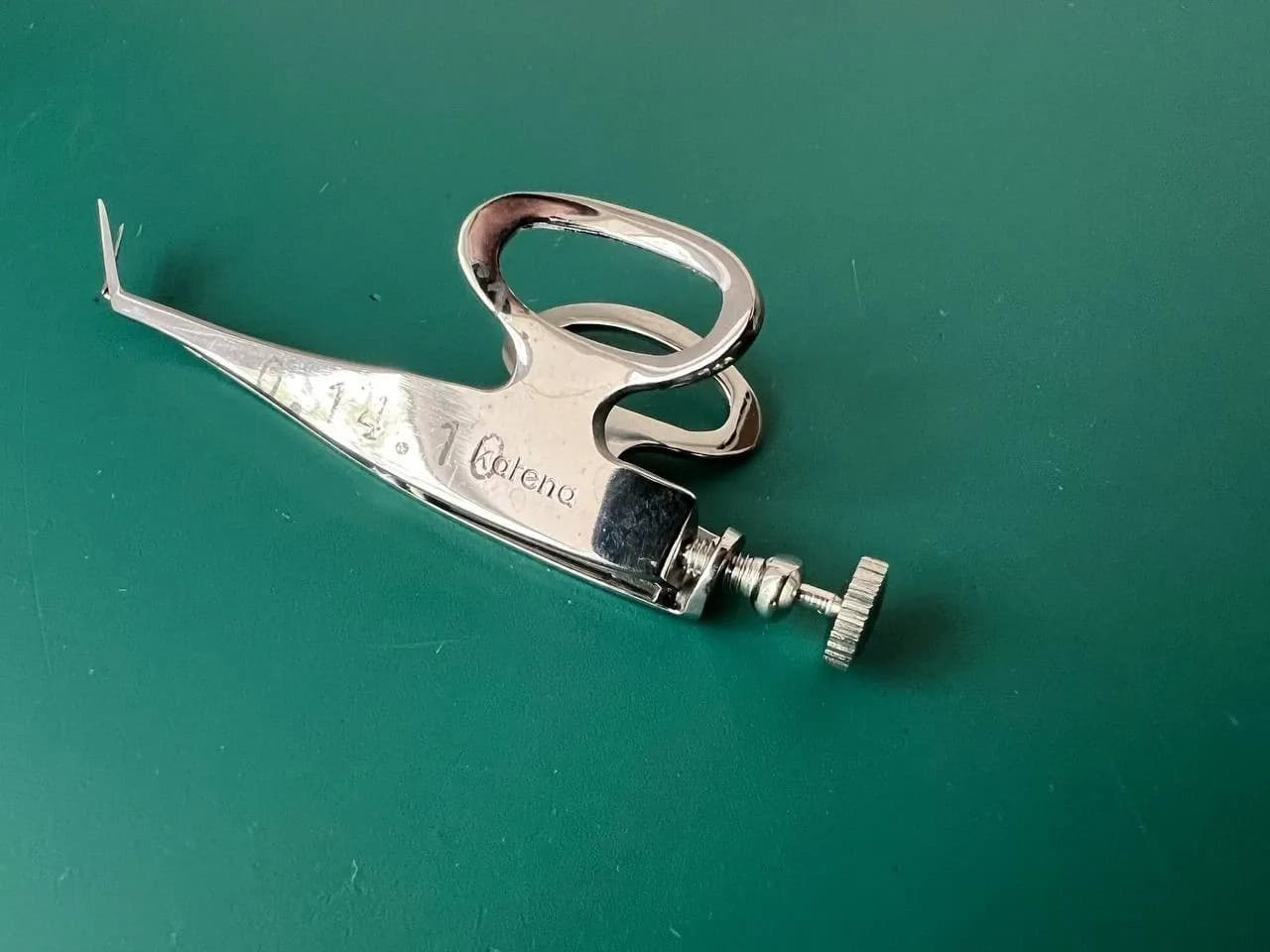 Ножиці для райдужки Barraquer Katena K4-4900, тупі кінчики, леза 7mm