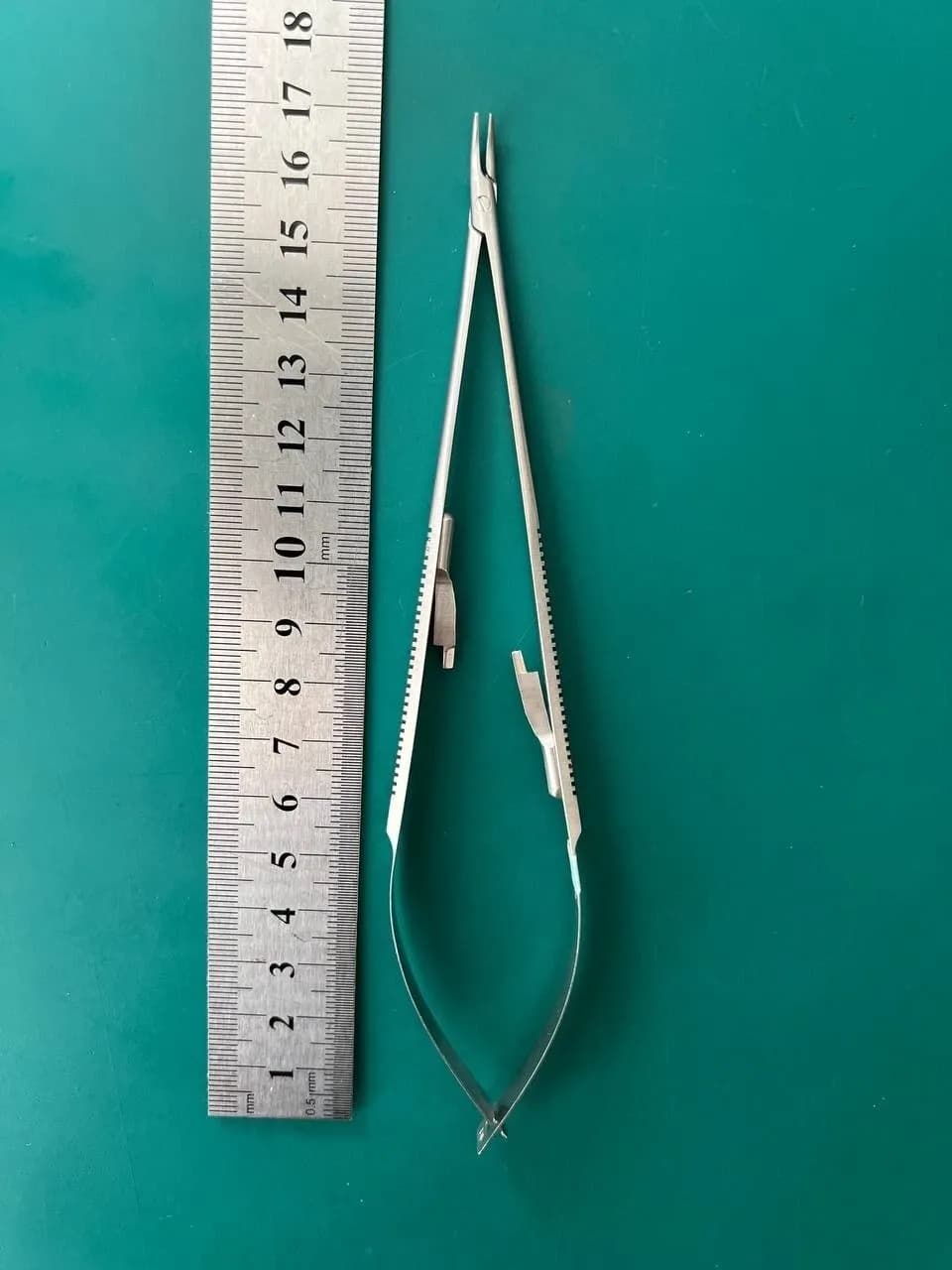Scanlan 6006-74 Surgical Diamond Dust Jacobson Micro Needle Holder Holder 7"