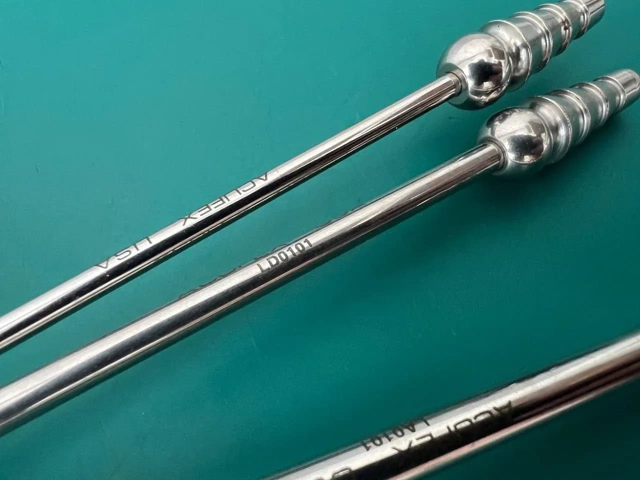 Lot of 3 Acufex Magnetic Suction Tube Cannula, LA0101, LB0101, LD0101