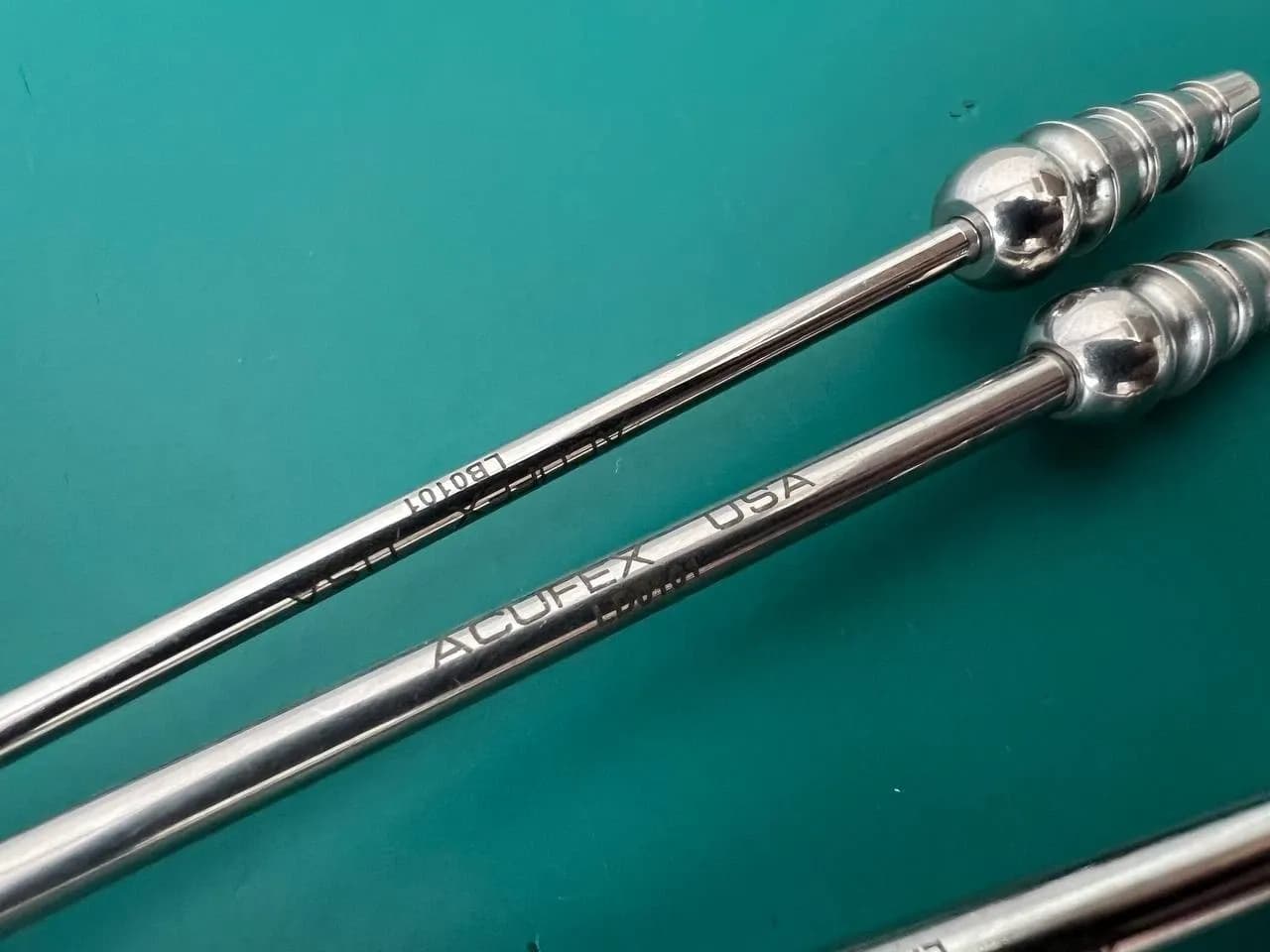 Lot of 3 Acufex Magnetic Suction Tube Cannula, LA0101, LB0101, LD0101