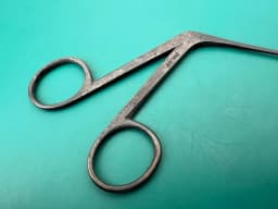 Richards 131219 Ebony cupped ear forceps, ENT