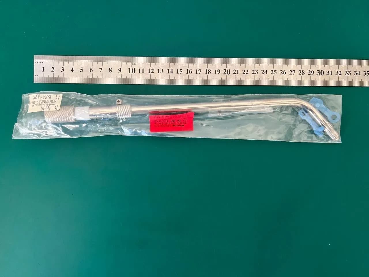 GREENWALD U515 Urological Instrument, No-Slip Tip Urethral Suture Guide 28FR