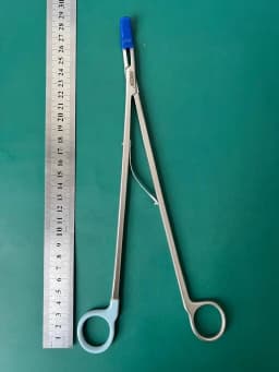 Weck HORIZON 237111 Clip Applier Forceps Medium curved 27cm