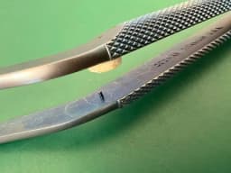 Codman 80-1713 Titanium Rhoton Bipolar Bayonet Forceps