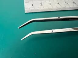 Weck 395118 Neurofeel Thumb Forceps Angled, smooth, 7-1/4" (18.5 cm)