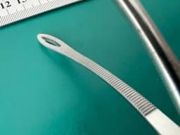 Teleflex Pilling 211117A Landreneau Masher Grasping Forceps, Curved, 7.8mm 22cm
