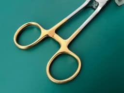 Teleflex Pilling 211117A Landreneau Masher Grasping Forceps, Curved, 7.8mm 22cm