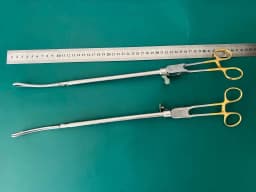 Teleflex Pilling 211117A Landreneau Masher Grasping Forceps, Curved, 7.8mm 22cm