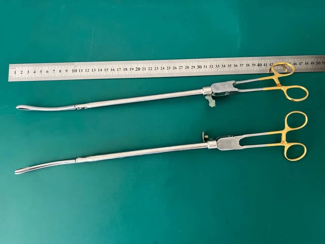 Teleflex Pilling 211117A Landreneau Masher Grasping Forceps, Curved, 7.8mm 22cm