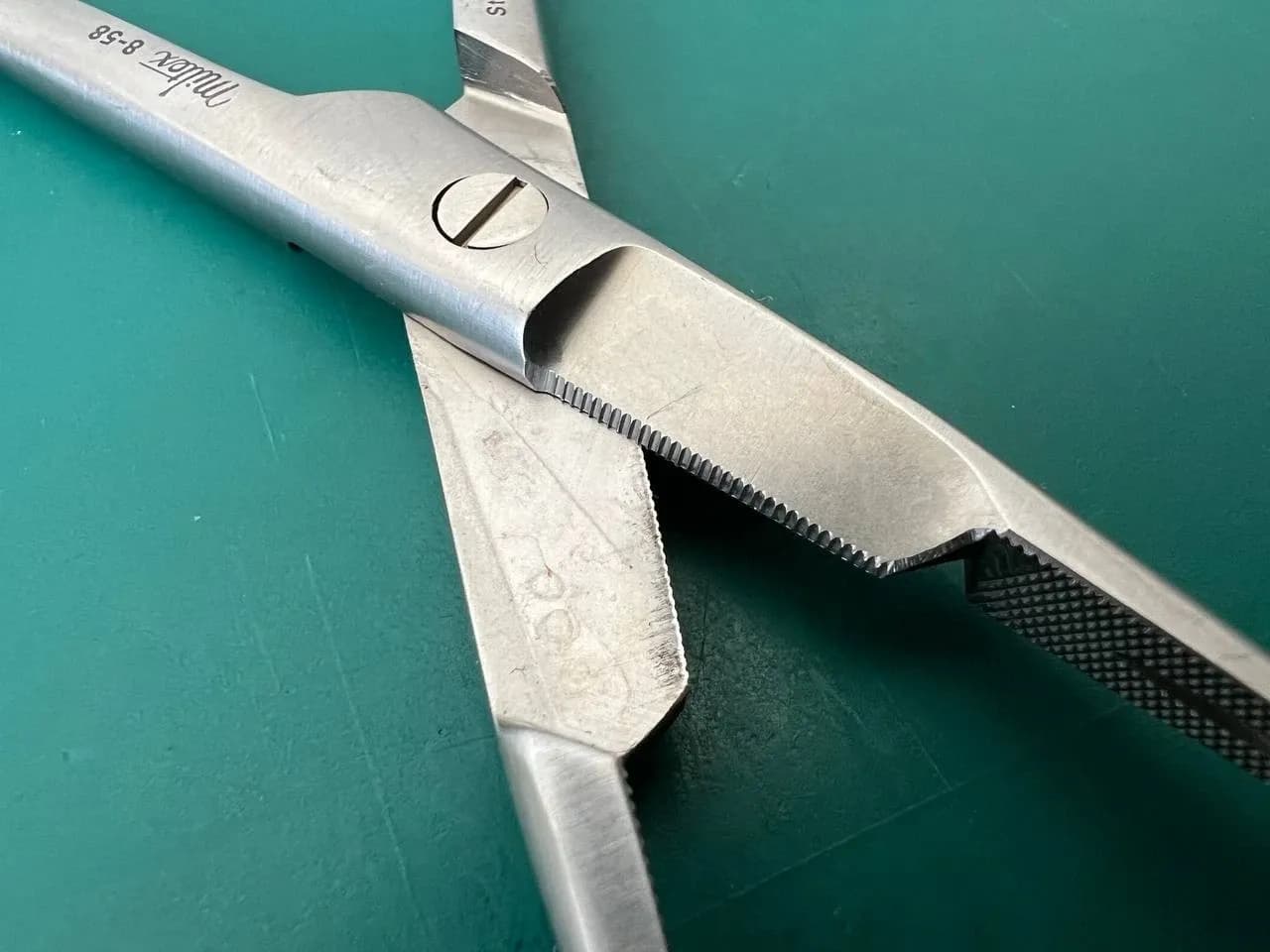 Miltex 8-58 GILLIES-SHEEHAN Needle Holder with Suture Scissors, 6-1/2" (16.5 cm)