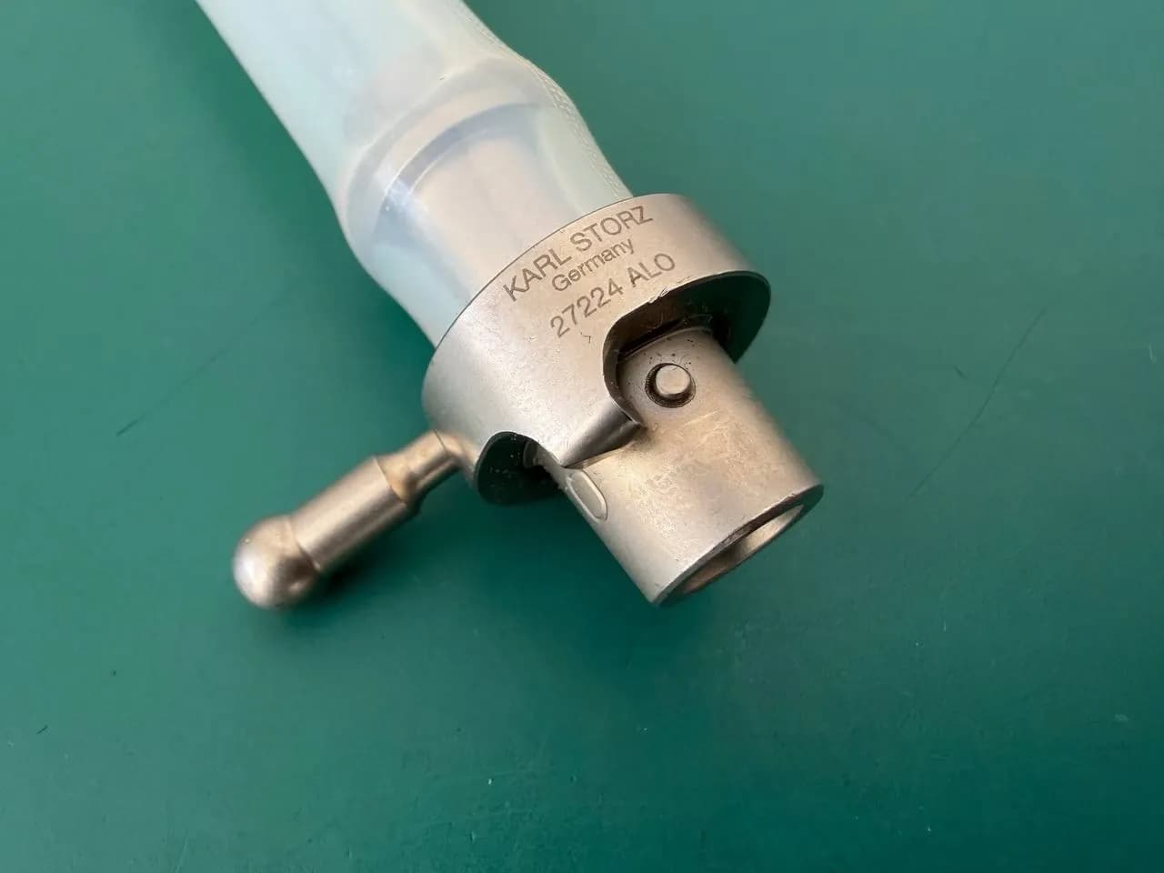 Karl Storz Connector with Tube for Evacuator, 27224 ALO