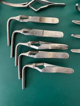 Lot of 20 Pilling Surgical Bulldog Clamp, DeBakey Jaw