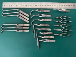 Lot of 20 Pilling Surgical Bulldog Clamp, DeBakey Jaw