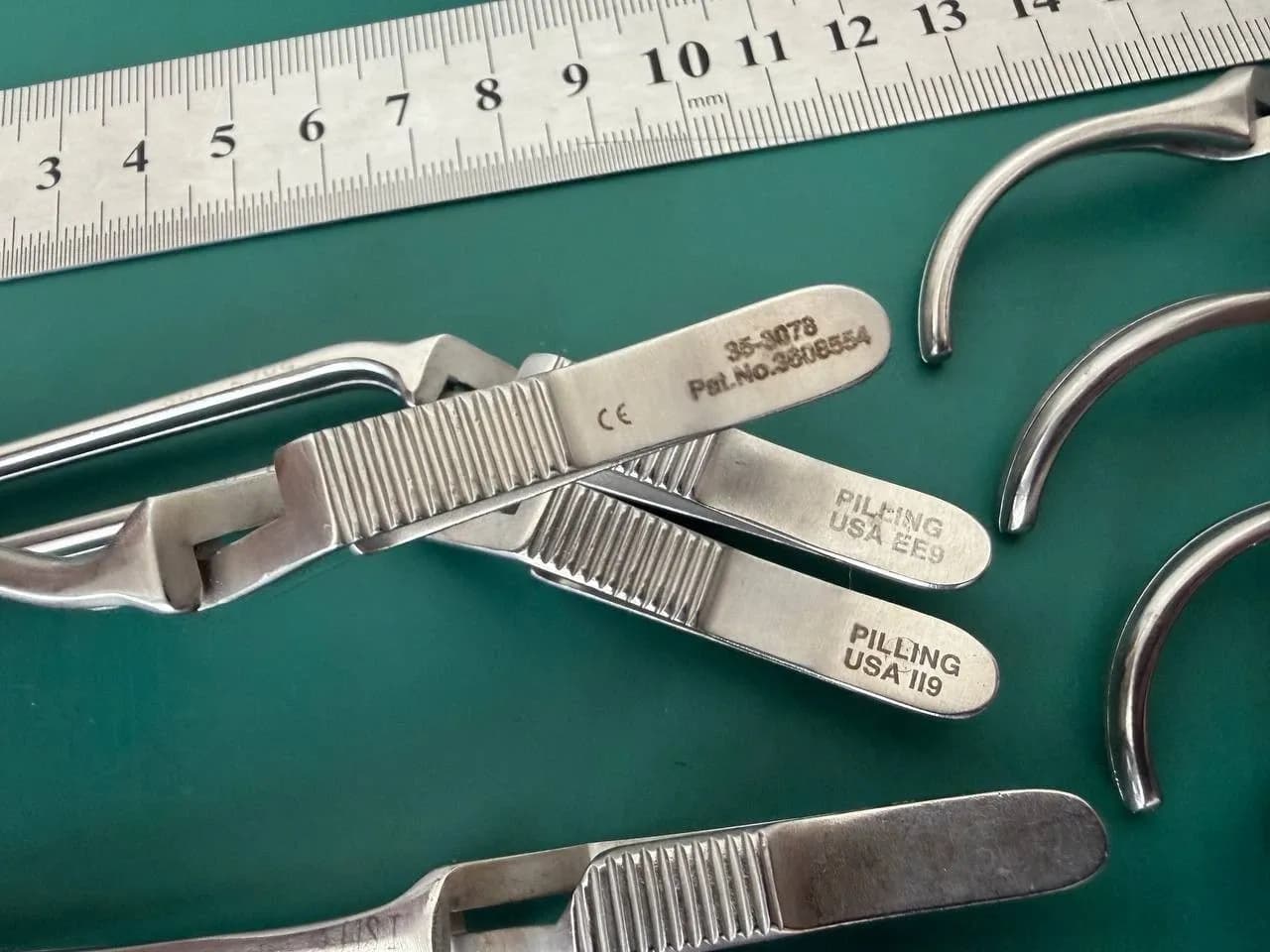 Lot of 20 Pilling Surgical Bulldog Clamp, DeBakey Jaw