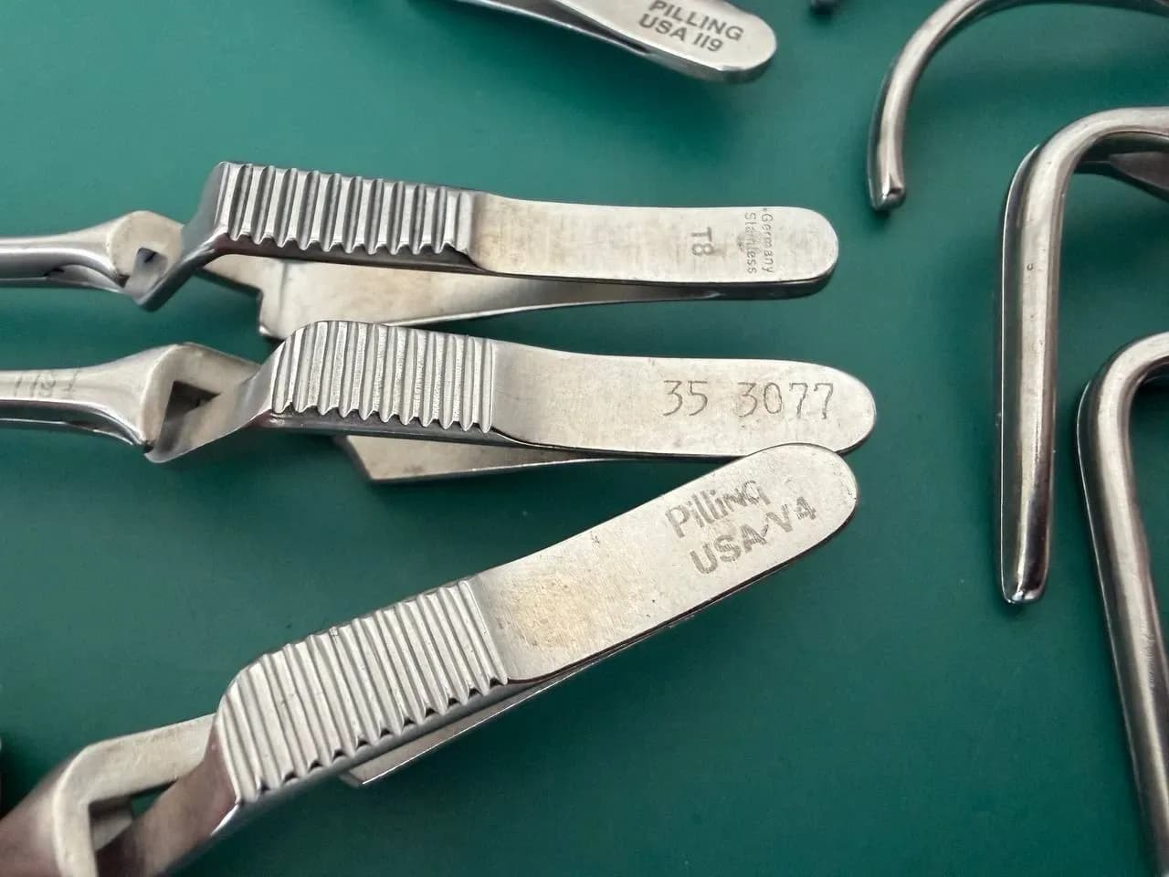 Lot of 20 Pilling Surgical Bulldog Clamp, DeBakey Jaw