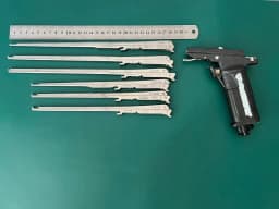 Aesculap FK899R Kairison Pneumatic Kerrison Rongeur Bone Punch Set