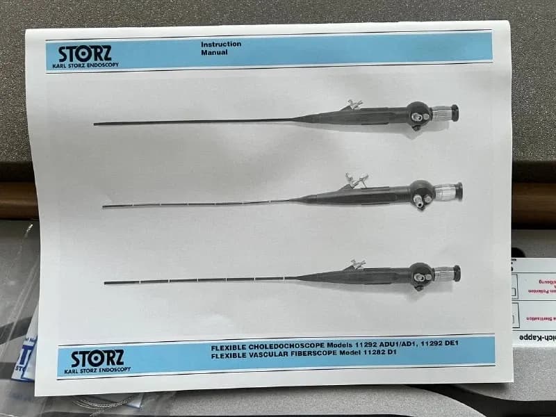 Karl Storz 11292ADU1 Fiber Scope, Flexible Choledocho-Fiberscope, 7.5 Fr