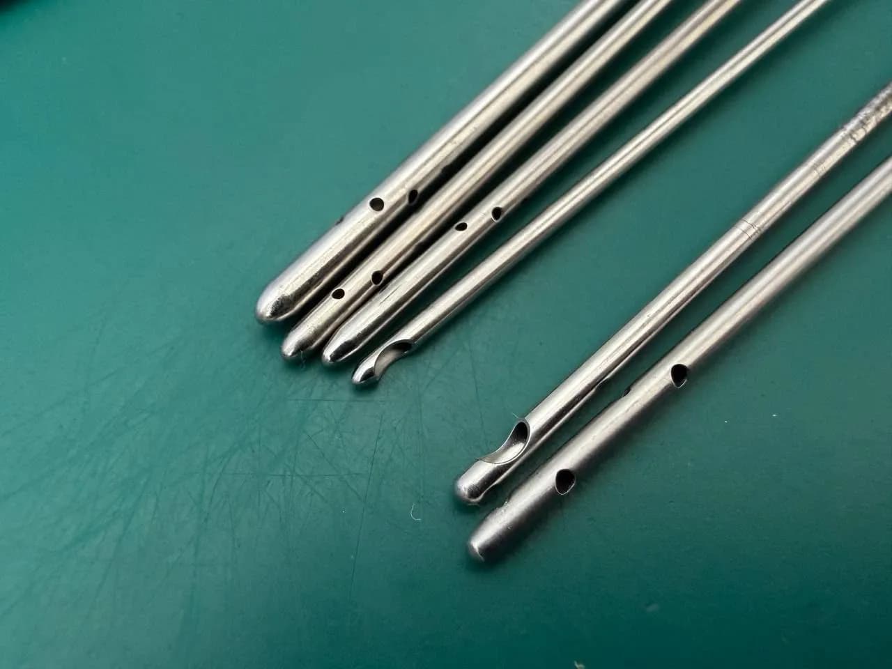 Lot of 6 Byron Liposuction Cannula, Lamis Cannula, Spiral Cannula, BN1406