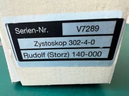 Rudolf Karl Storz Cystoscope 4mm 302 mm 0 degree