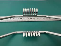 Pilling Weck 485265 Mahorner Thyroid Retractor 7 Sharp Prongs 9" (23cm)