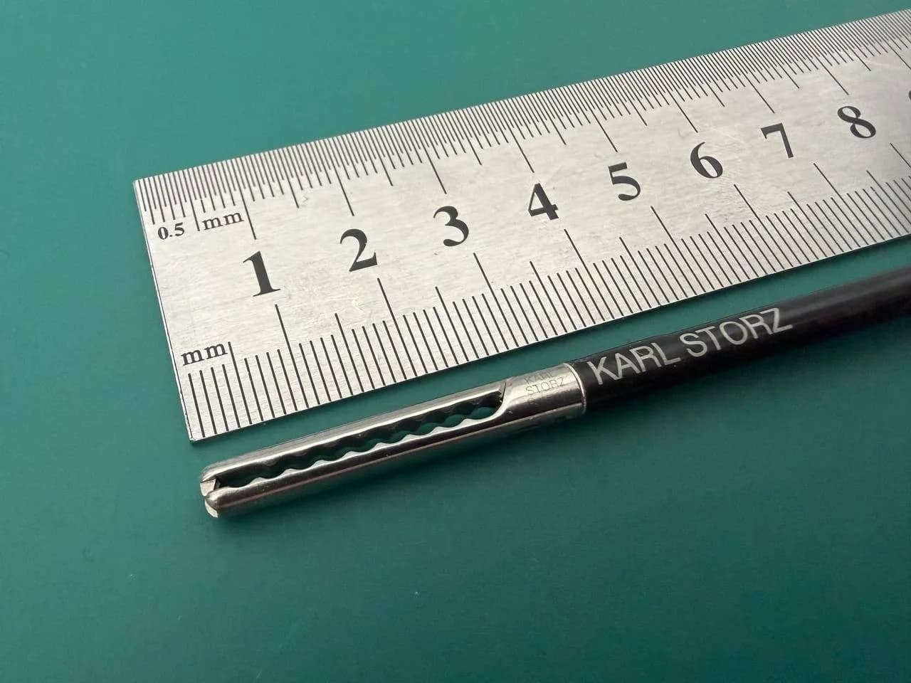 Karl Storz 33310 WT 5mm X 36cm Wavy Grasping Forceps, 33121 ClickLine Handle