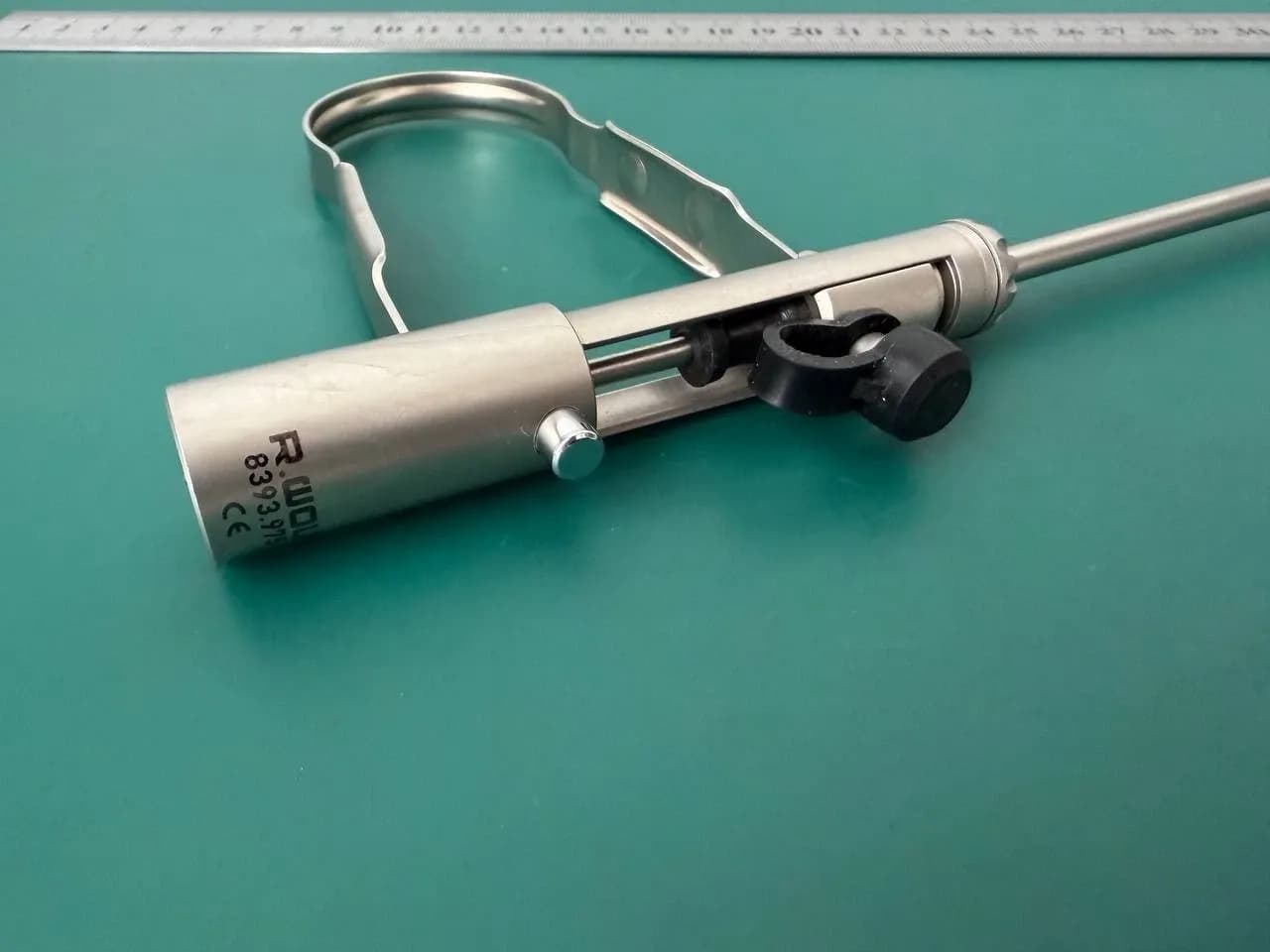 R. Wolf 8393.975 Bipolar Kleppinger Grasper w/ Cable, 8393.714 insert 5 mm 45cm