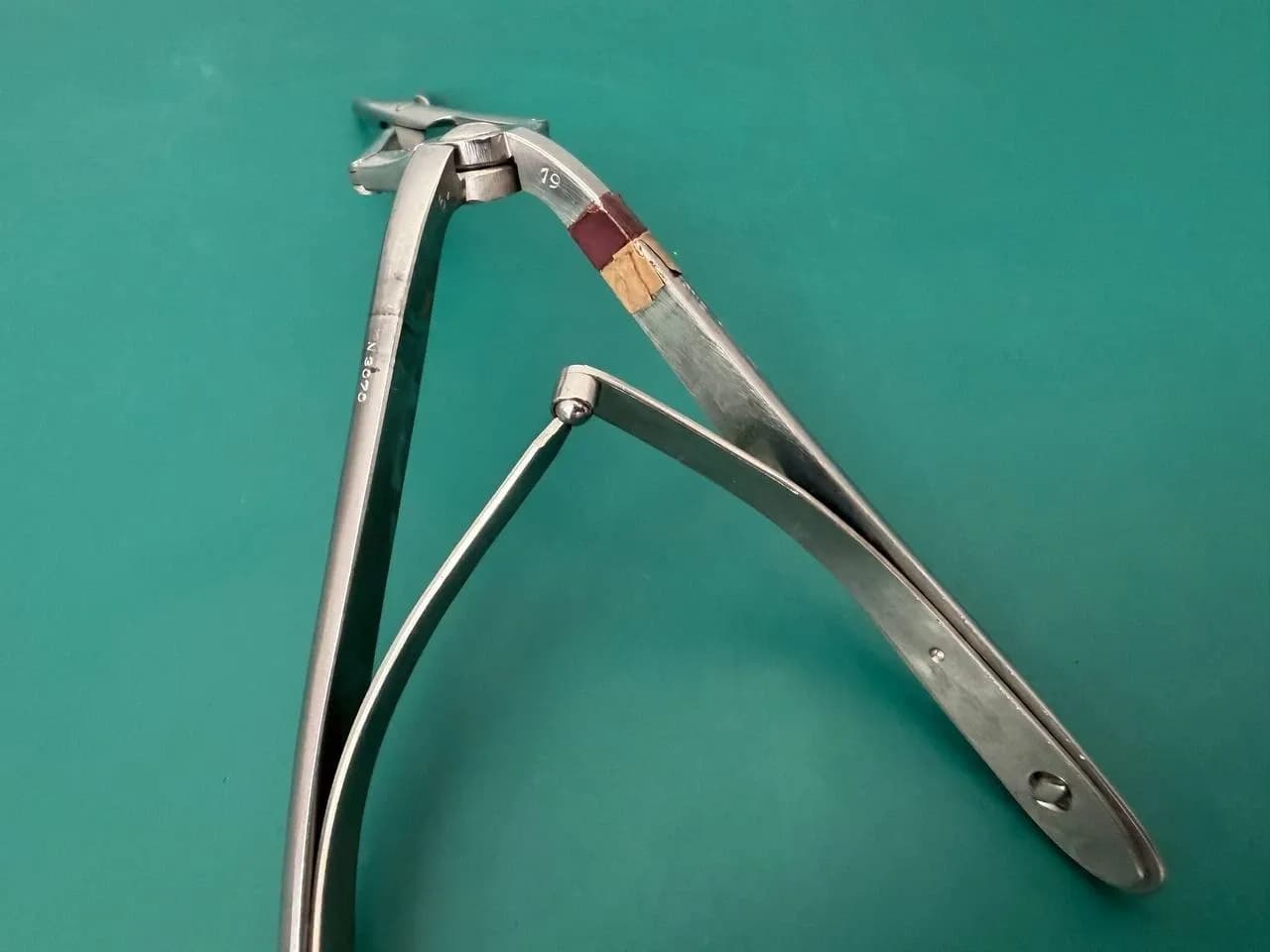 Storz N3070 Jansen-Middleton Septum Forceps 4mm x 11mm cups 174mm, 6.9 inches.