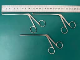 Lot of 3 Karl Storz Strumpel Ear Forceps, 162550, 162580, 162570