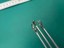 Lot of 3 Karl Storz Strumpel Ear Forceps, 162550, 162580, 162570