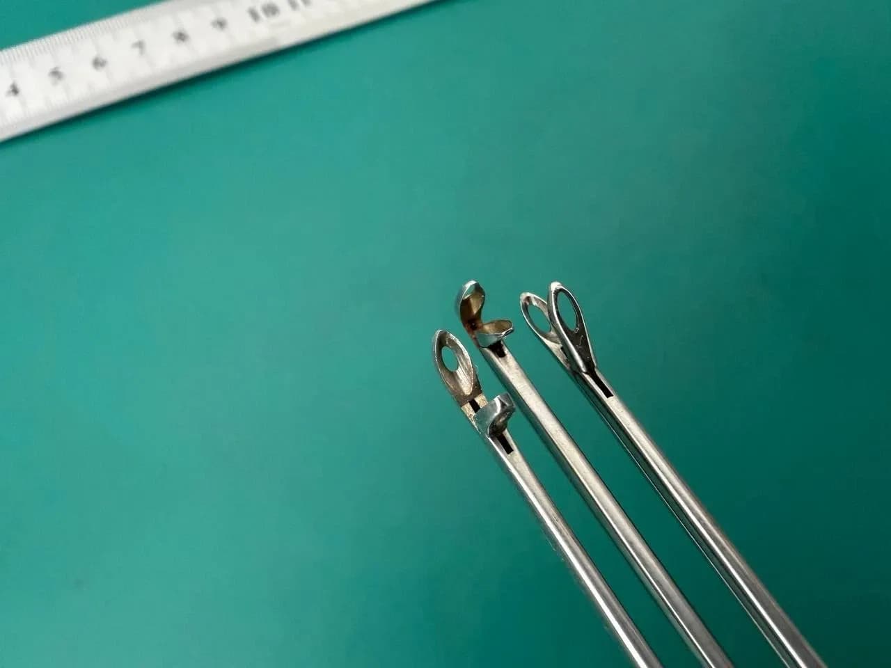Lot of 3 Karl Storz Strumpel Ear Forceps, 162550, 162580, 162570