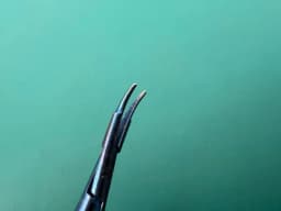 Katena KT6-3820 Micro Needle Holder Curved W/ Lock Titanium
