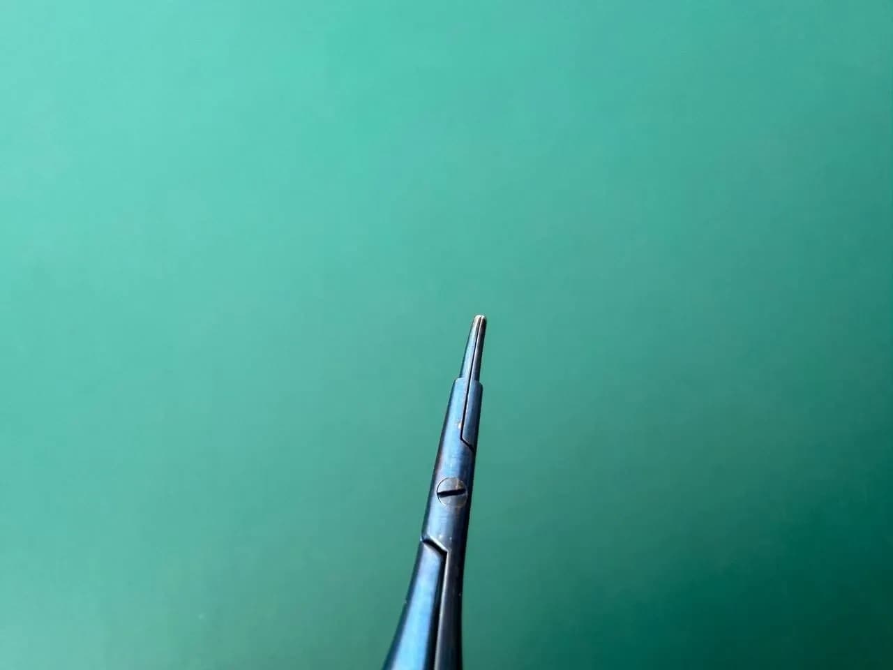 Katena KT6-3820 Micro Needle Holder Curved W/ Lock Titanium