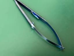 Katena KT6-3820 Micro Needle Holder Curved W/ Lock Titanium